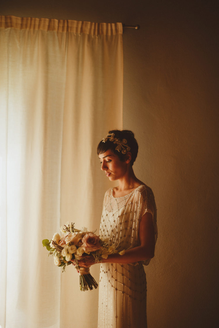 Jenny Packham Gown Dress Bride Bridal Sequin Beautifully Intimate Open Air Wedding Umbria http://www.edpeers.com/