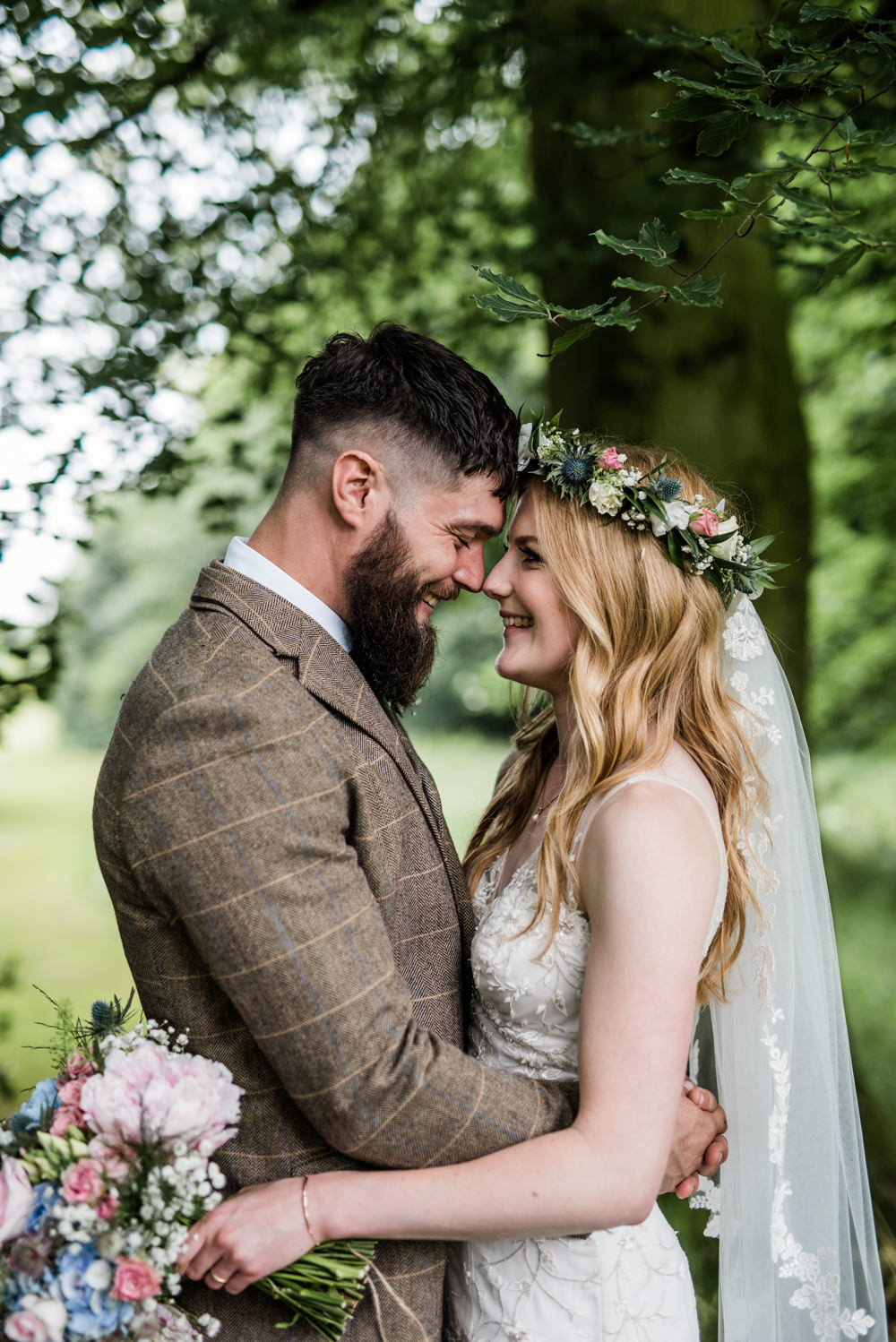 Close-Knit & Handcrafted Woodland Wedding