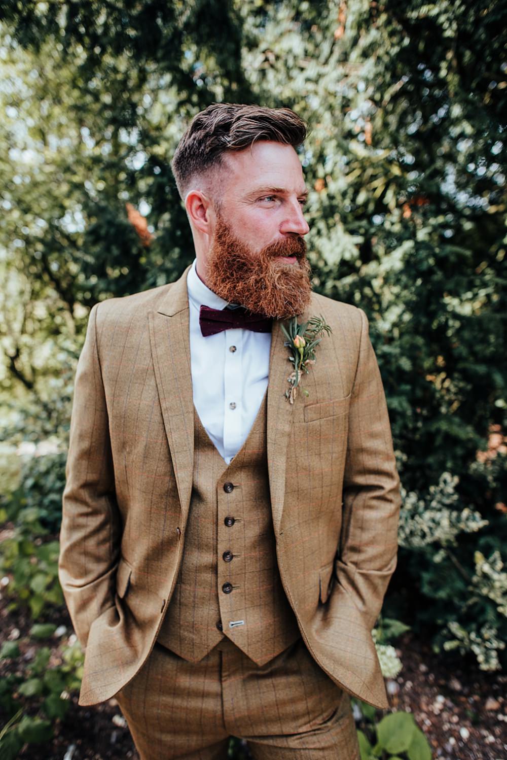 Boho groom outlet suit