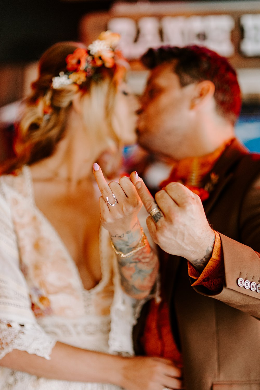 Bride Groom Rings Daisy Jones Six Wedding Ideas Caroline Opacic Photography