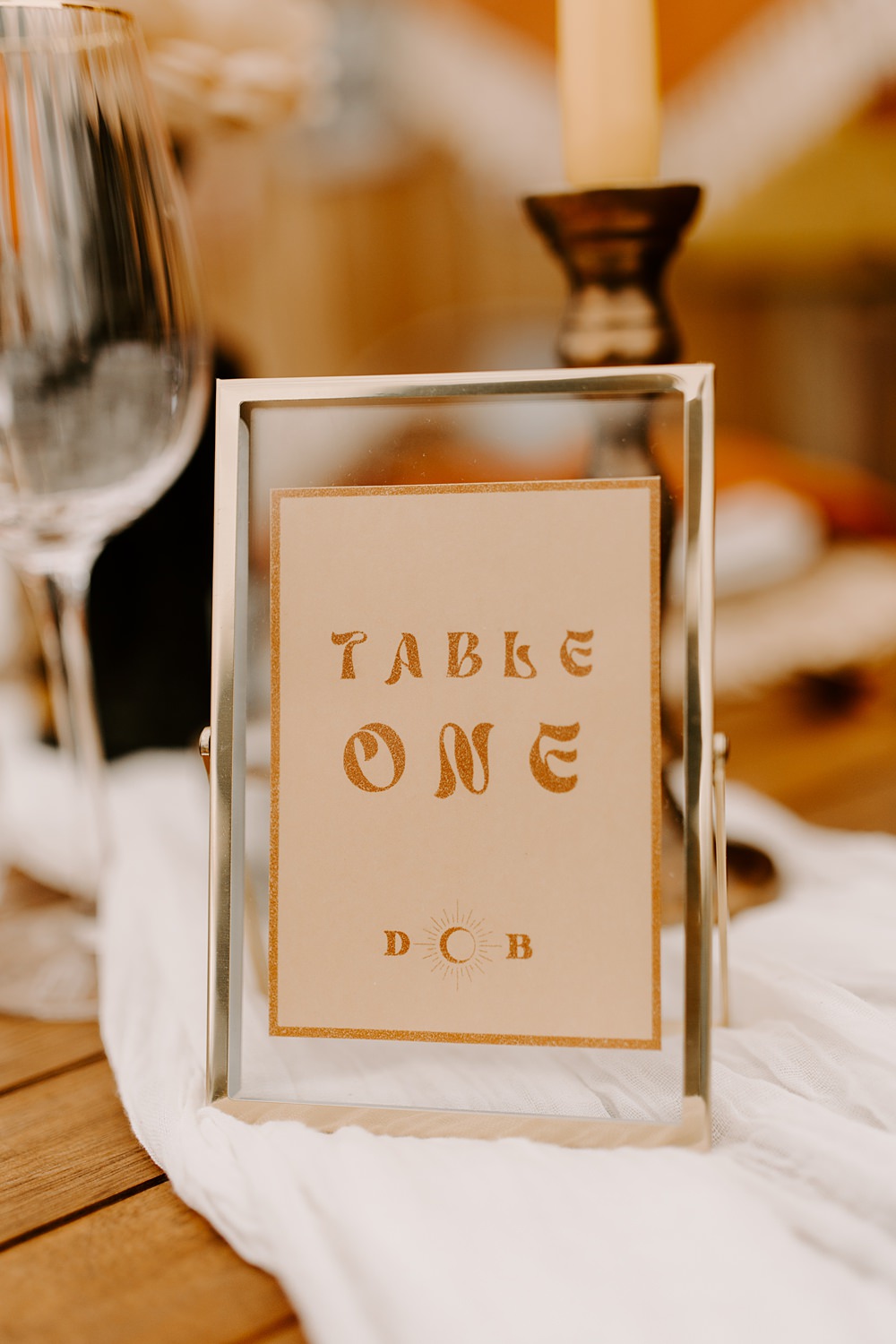 Table Number Sign Daisy Jones Six Wedding Ideas Caroline Opacic Photography