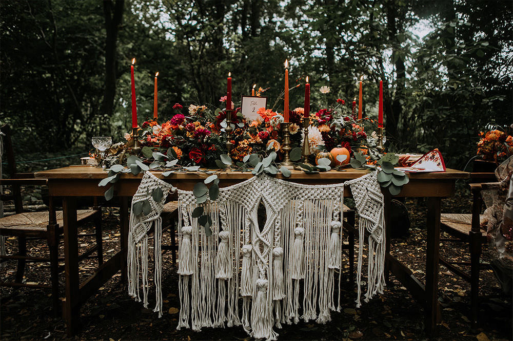 32 Autumn Wedding Ideas – Rustic Decor & Table Centre
