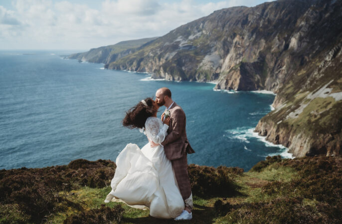 Sliabh Liag Donegal Elopement Wild and Green Photography